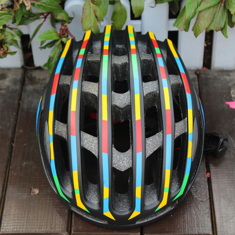 6 видов цветов шлем для взрослых велосипедный в форме MTB Сверхлегкий Casco Ciclismo 56-62