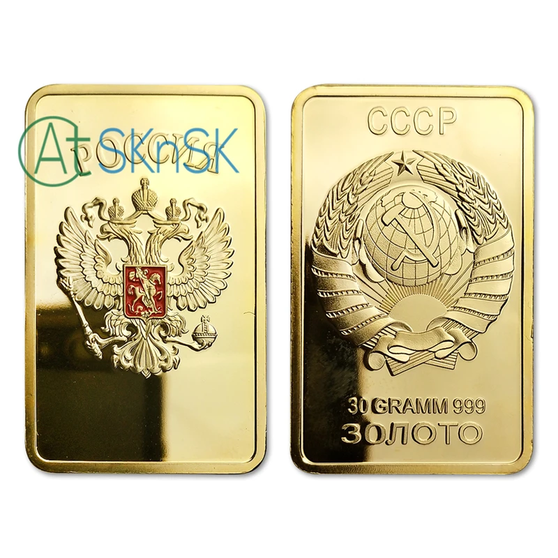 1 шт. образец монетки медаль России домашнего декора унция Советы сувенир слиток