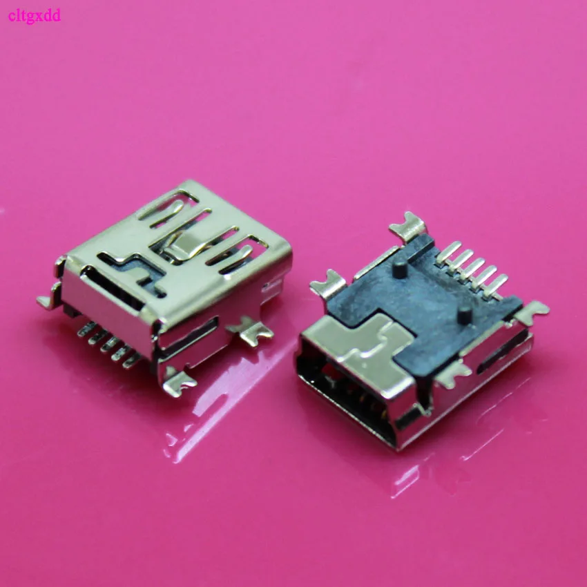 Cltgxdd 10 шт. мини USB Тип B Женский 5 Pin SMT SMD гнездо разъема ПП короткий корпус