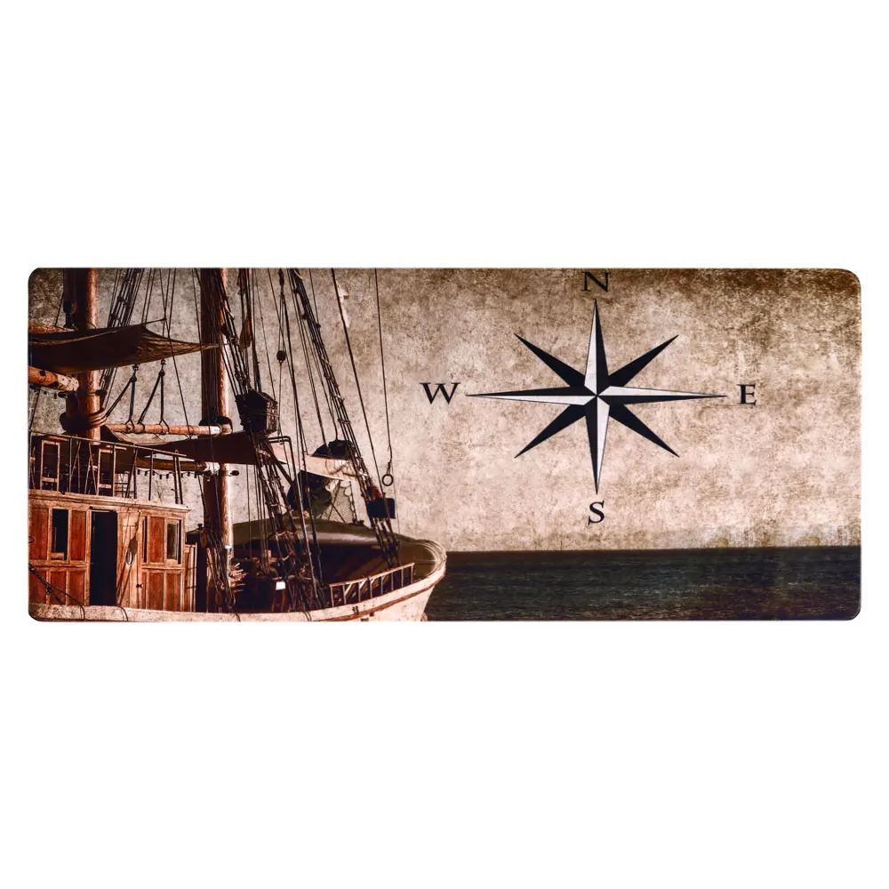 Расширенный игровой коврик для мыши XXL Прошитые края водонепроницаемый широкий и