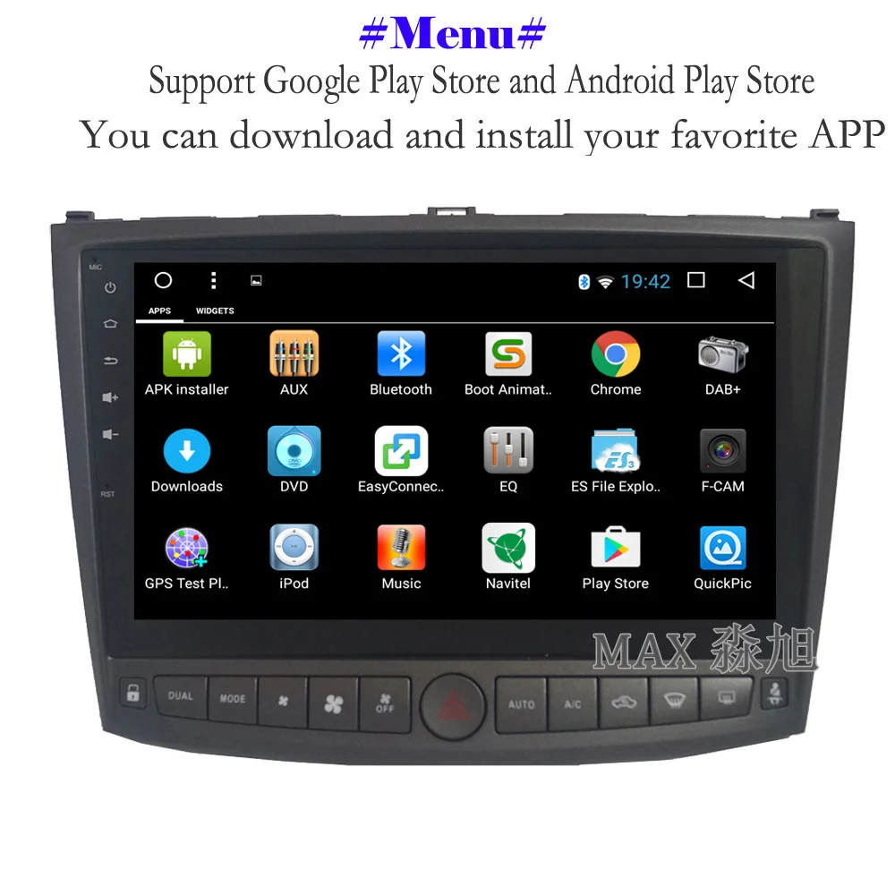 MAX HD Android 8 1 Автомобильный DVD плеер для Lexus IS250 2006 2007 2008 2009 2010 2011 автомобильное радио