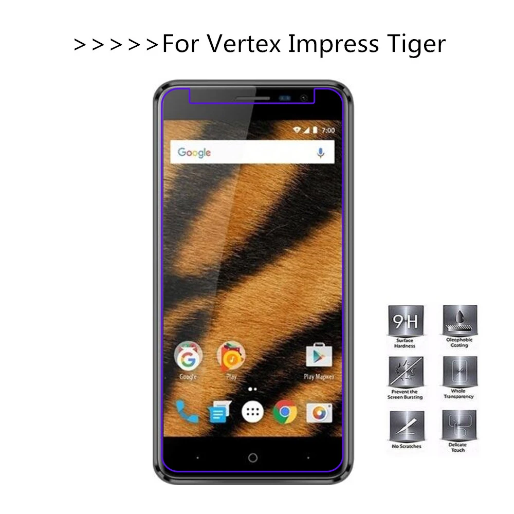 Ультратонкое закаленное стекло для Vertex Impress Tiger Премиум Защитная пленка экрана |