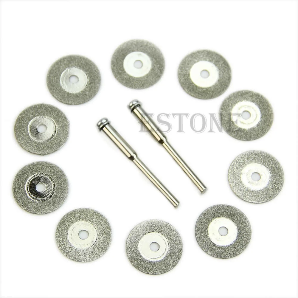 1 Set 10pcs Rotary Circular Saw Blades Cutting Wheel Discs Mandrel Cutoff New | Инструменты