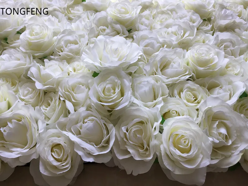 24 шт./лот искусственного шелка Гортензия цветок розы стеновые панели Runner