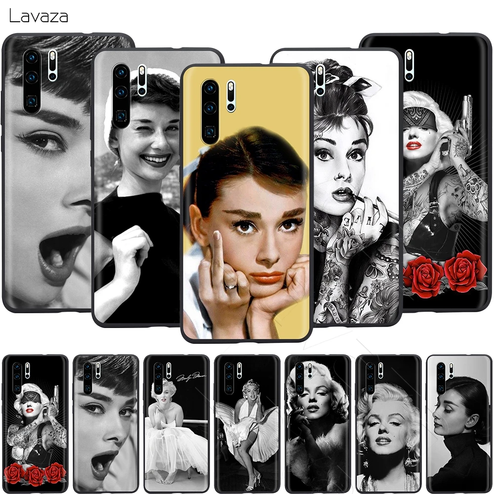 Lavaza Audrey Hepburn Marilyn Monroe Case for Huawei Mate Y7 Y9 P8 P9 P10 P20 P30 P40 Max Lite Pro P Smart Mini |