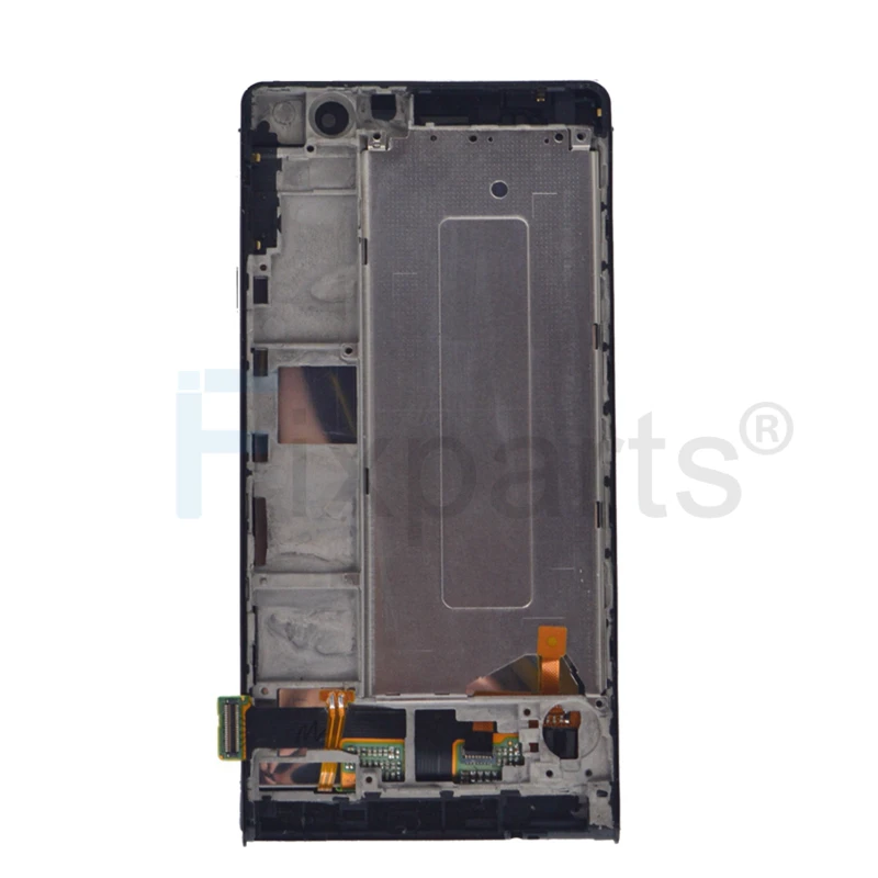 5," huawei Ascend P6 ЖК-дисплей кодирующий преобразователь сенсорного экрана в сборе Ascend P6 с рамкой huawei P6 ЖК-экран Запасные части