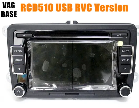 Original Car Radio RCD510 CD USB AUX RVC Rear View Camera for Golf 5 6 MK5 MK6 Jetta CC Tiguan Passat with Code | Автомобили и