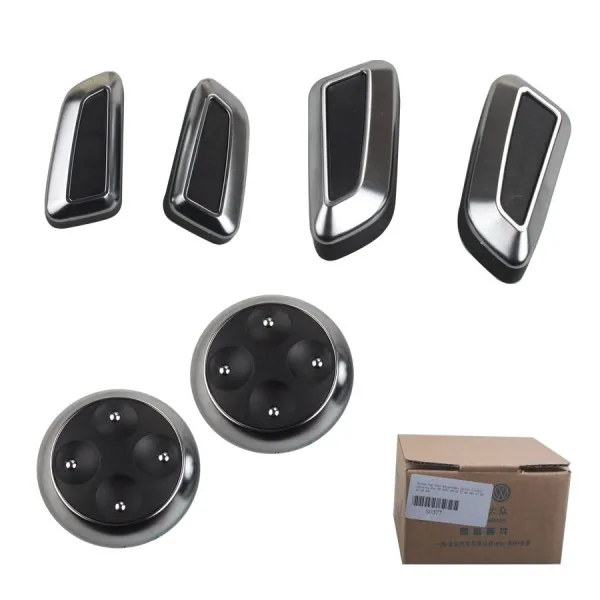 Хромированный регулятор регулировки автомобильного сиденья для VW AUDI A6 A3 TT A4 A6L A7 Q5