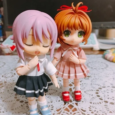 Бесплатная доставка 1 шт. 1/12 BJD платье для униформы OB11 Obitsu 11 аксессуары кукольной