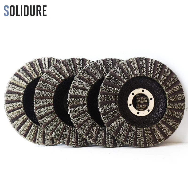 

Electroplated Dry Wet Flap Disc 4.5 inch Polishing Wheels 115mm Diamond Electroplated Abrasive Disc For Grinder