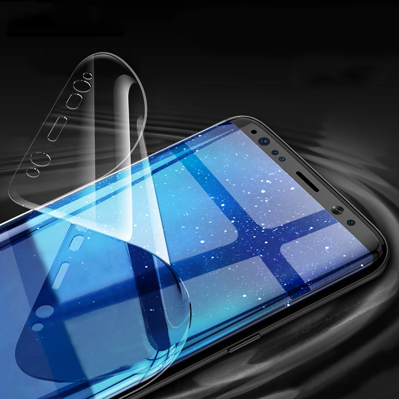 3D HD изогнутый мягкий протектор экрана для Samsung Galaxy S7 S8 S9 Plus S6 Edge Защитная пленка Note