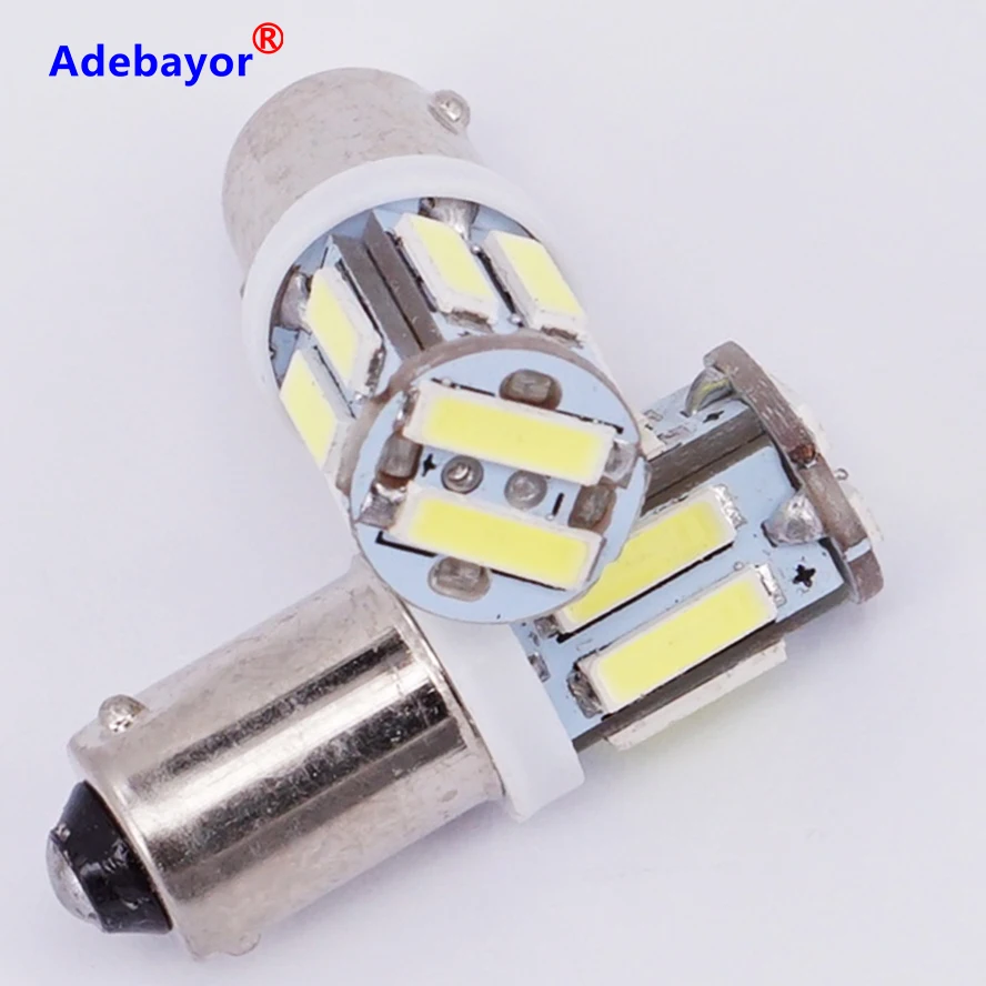2 шт. BA9S T4W 10 SMD 7014 7020 светодиодный 10SMD автоматический индикатор интерьера бокового
