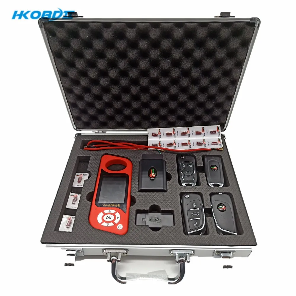 Luxury HKOBDII JMD Handy Baby2 Handy Baby II автоматический ключ инструмент чипы программист Handy Baby2 португальский язык с G 96 бит 48 функция - Цвет: Luxury