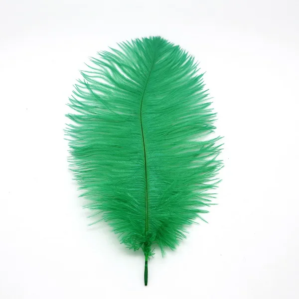 green Страусиное перо 20-25 см(8-1") 5 шт./лот красочные принадлежности DIY для изготовления ювелирных изделий и украшения свадебной вечеринки - Цвет: green