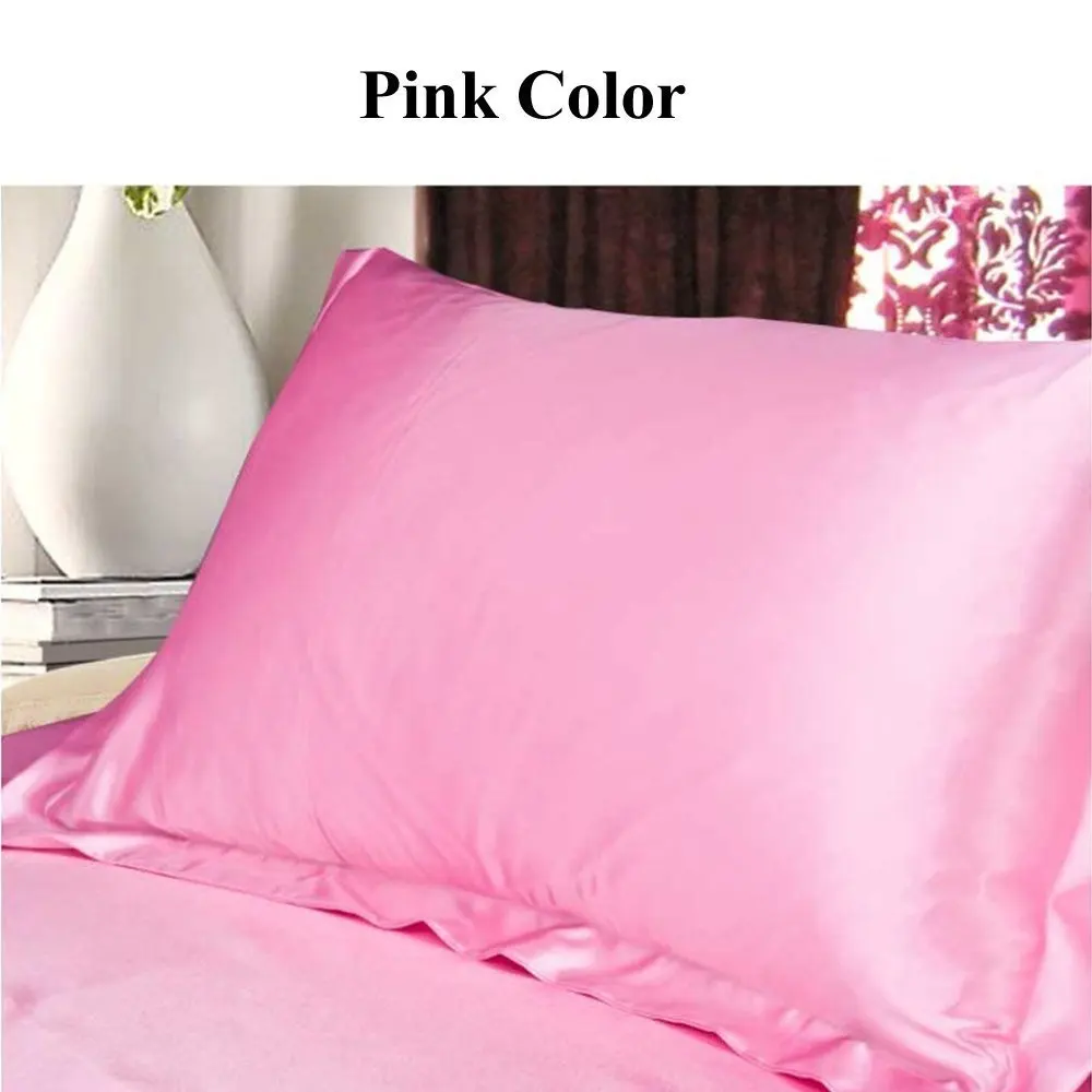 2 шт красота Королева/стандартный шелк ~ y атласная чехол чка 48x74 см|pillow case cover|pillows