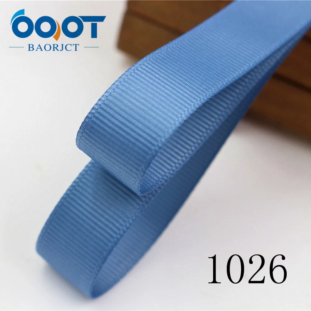 Лента для одежды ручной работы однотонная Grosgrain 10 ярдов 1760611 16 мм|grosgrain ribbon
