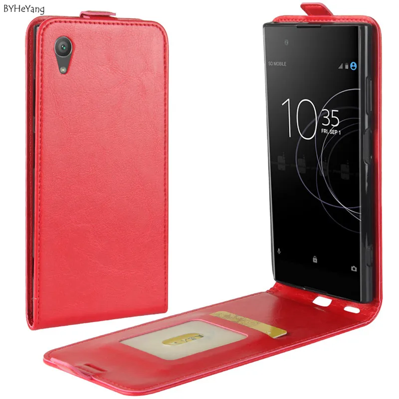 Роскошный флип-кейс BYHeYang из искусственной кожи для Sony Xperia XA1 Plus чехол 5 &quot