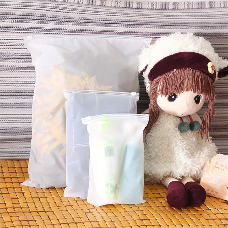 5 шт./упак. полупрозрачный тянуть края багажная сумка для путешествий хранения