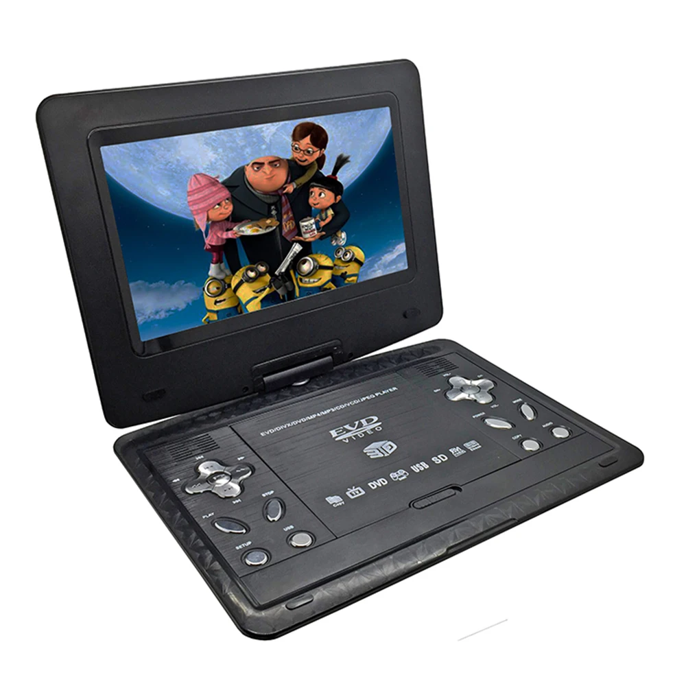 Новый 13 8 дюймовый портативный dvd плеер MP3 MP4 VDIEO игра с высоким разрешением цветной