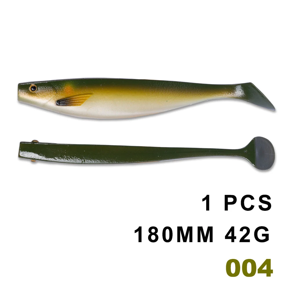 HUNTHOUSE fox similar pro shad teez большая Мягкая приманка 12 см 15 см 18 см pro shad Приманка berserk морской бас для ловли щуки zander - Цвет: 180mm  004