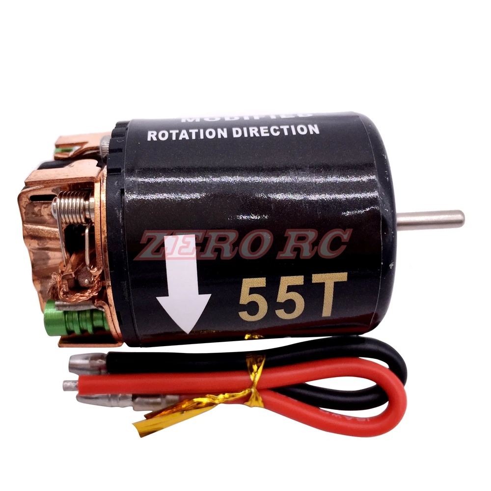 1/10 RC 540 щеточный Электрический мотор 21T 27T 35T 45T 55T для RC4WD D90 D110 AXIAL SCX10 Wraith Rock Crawler