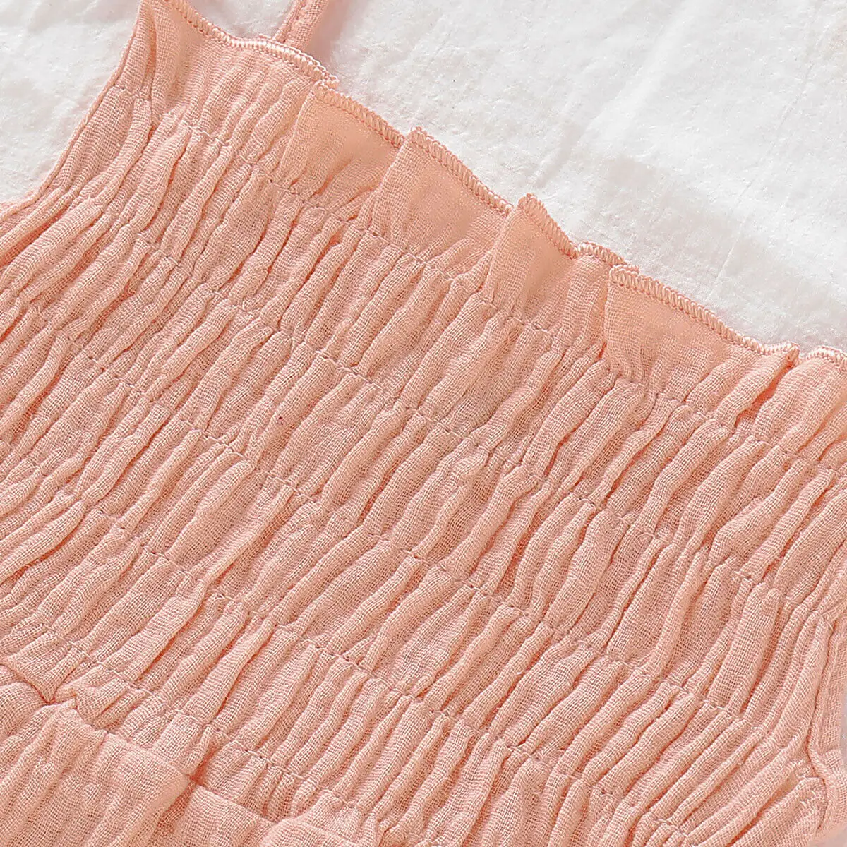 

Newborn Infant Baby Girl Strap Jumpsuit Romper Cotton Sleeveless Playsuit Summer Clothes Outfits Sunsuit 0-18M