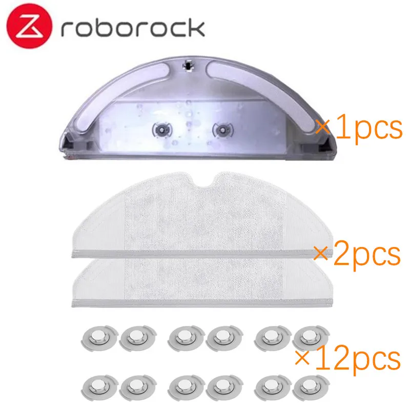 15pcs Наборы Аксессуаров Для xiaomi Roborock S50 S51 E25 S5 E20 C10 Roborock Робот Запчасти Швабра тряпки фильтр боковая щетка рулон щетка - Цвет: 15pcs