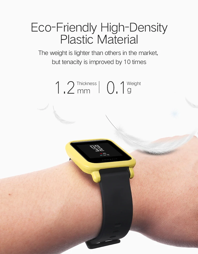 Защитный чехол для смарт-часов для Xiaomi Huami Amazfit Bip Bit youth с красочной рамкой тонкий защитный чехол для amazfit bip
