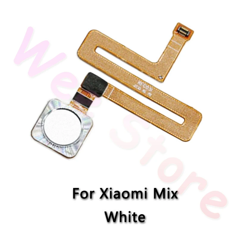 For Xiaomi Mix White Шлейф с датчиком отпечатков пальцев и кнопкой домой для Xiaomi Mi Mix 2 2s Home Flex - Цвет: For Xiaomi Mix White