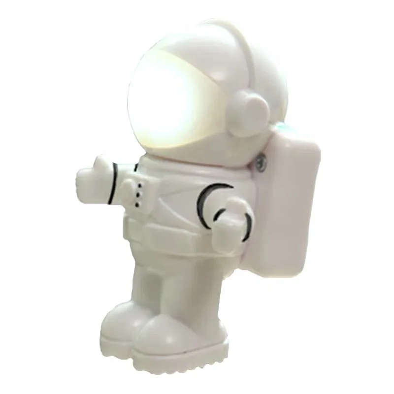 

Flexible Spaceman Astronaut Usb Tube Led Night Light Lamp For Computer Laptop Pc Notebook Reading Portable Dc 5v Bulbs Cartoon