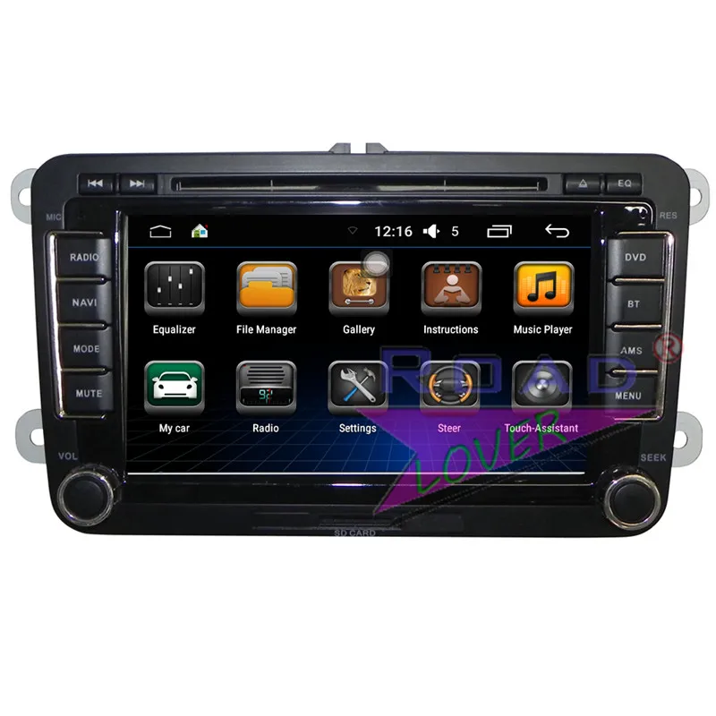 Roadloevr Android 6 0 Автомагнитола DVD-плеер для VW Passat B6 Polo Golf 5 Touareg Volkswagen CC Sagitar Стерео