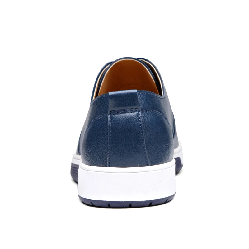 Misalwa New 2021 Men Casual Shoes Leather Luxury Brand Comfortable Flat Drop Shipping | Обувь