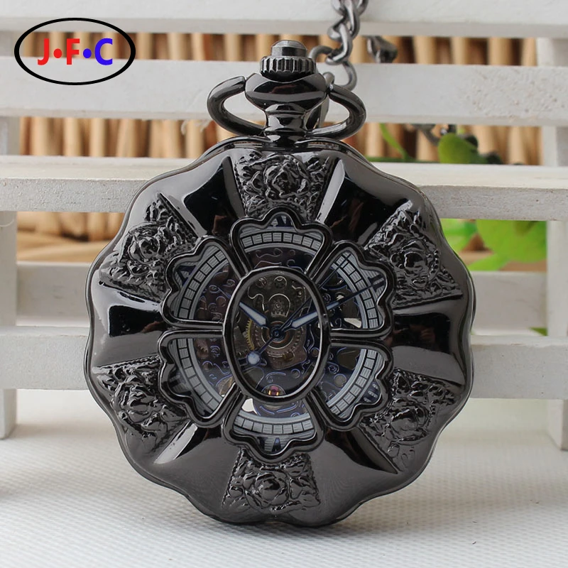 2017 новый полуавтоматический механические карманные часы студент творческий