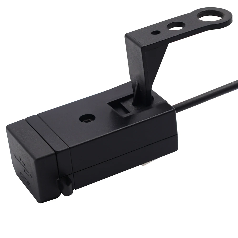 Универсальное зарядное устройство для мотоцикла 3.0qc USB с двумя usb портами быстрой