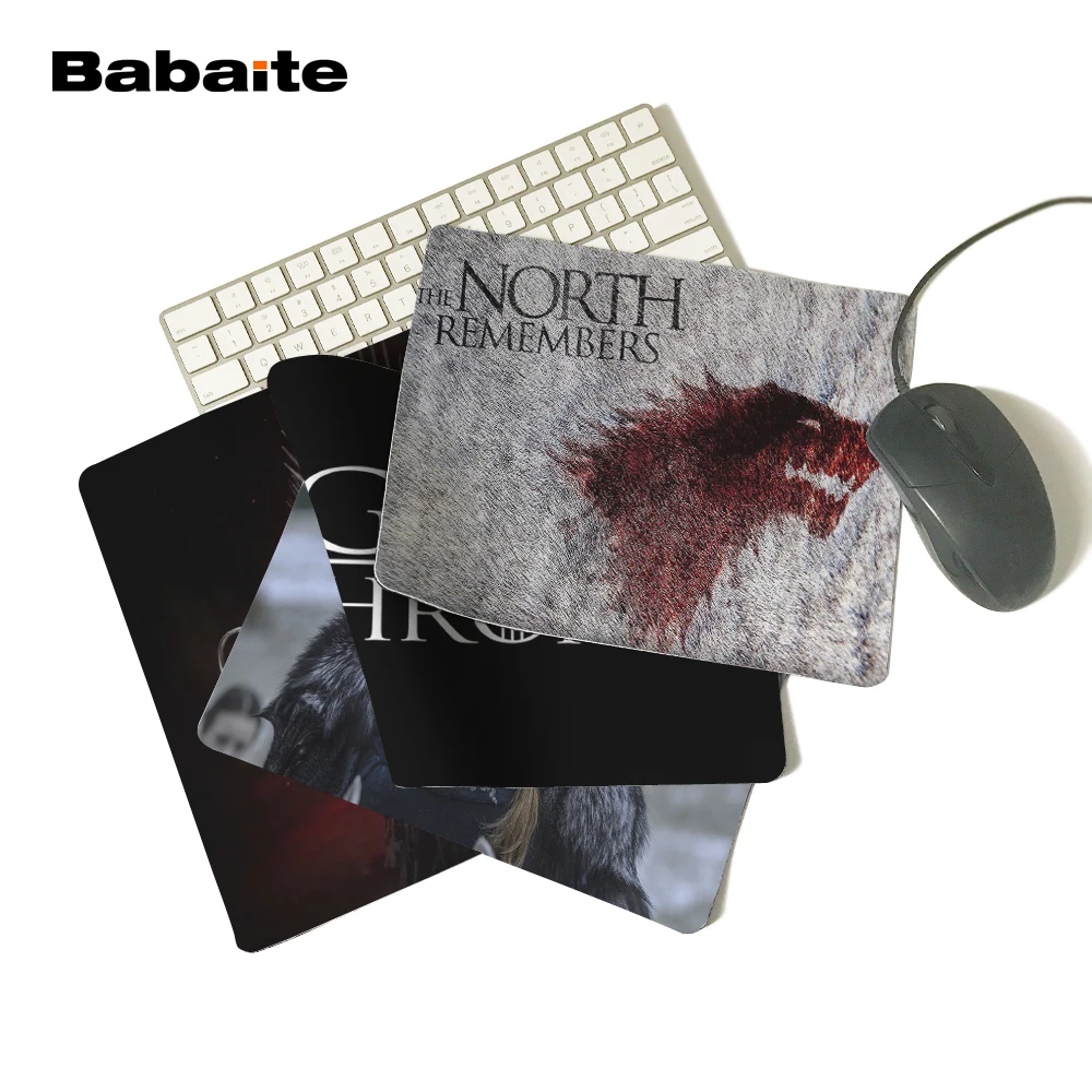 Babaite Новое поступление игровой коврик для игры престолов необходимый мыши Коврик