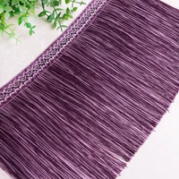 XWL 12M/lot 30cm Wide Curtain Trims Long Tassel Fringe DIY Sewing Stage Sofa Truck Decorative Lace Ribbon Curtain Accessories