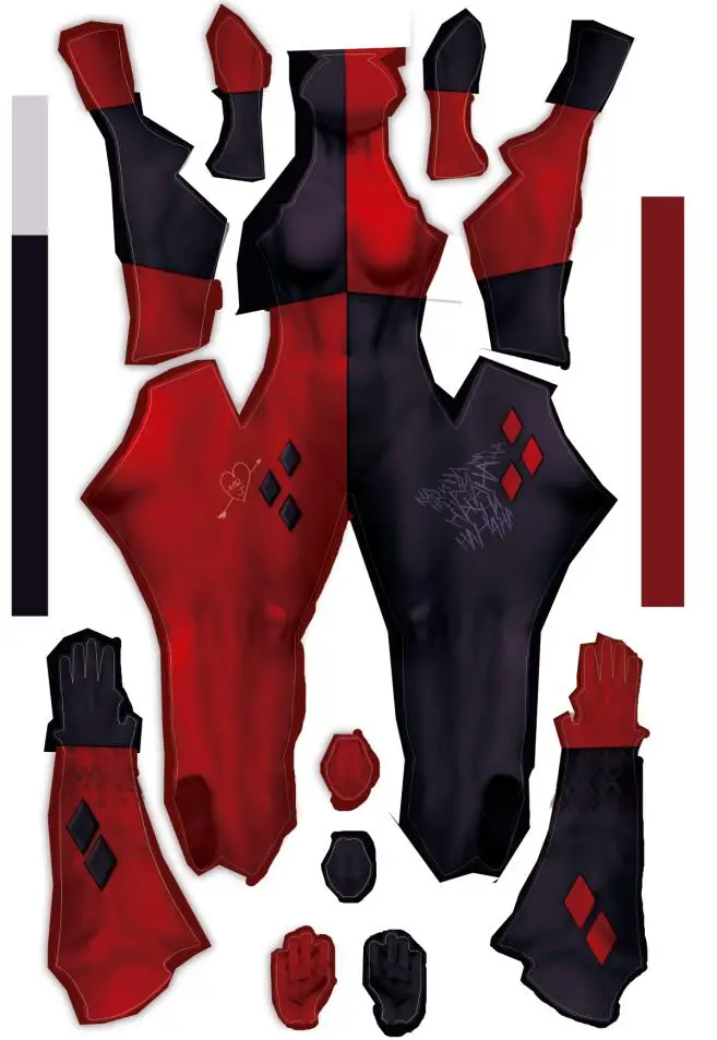 Бесплатная доставка 3D Печатный DC Comics Harley Quinn костюм супергероя косплей супер