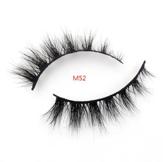 M52 Visofree ресницы натуральные накладные Искусственные ресницы длинный макияж 3D норковые ресницы, наращивание ресниц норковые ресницы красота 43 стиля - Цвет: M52