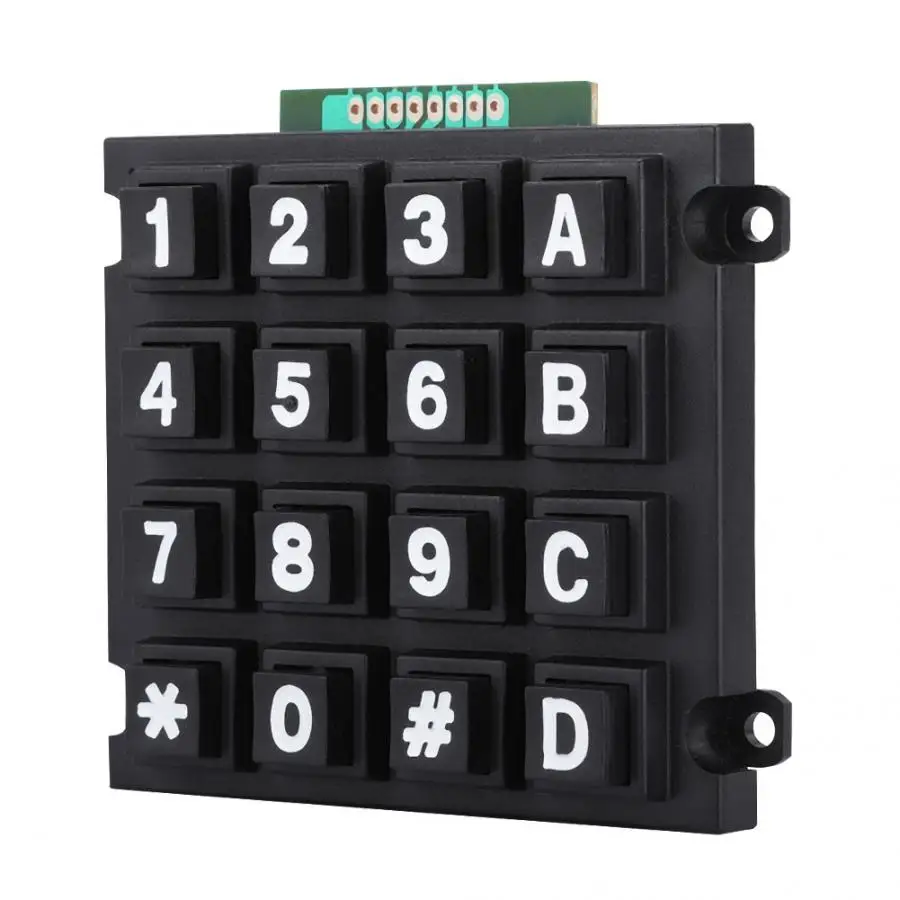 Hot 16 Keys 4x4 Push Buttons External Big Keypad for MCU | Компьютеры и офис