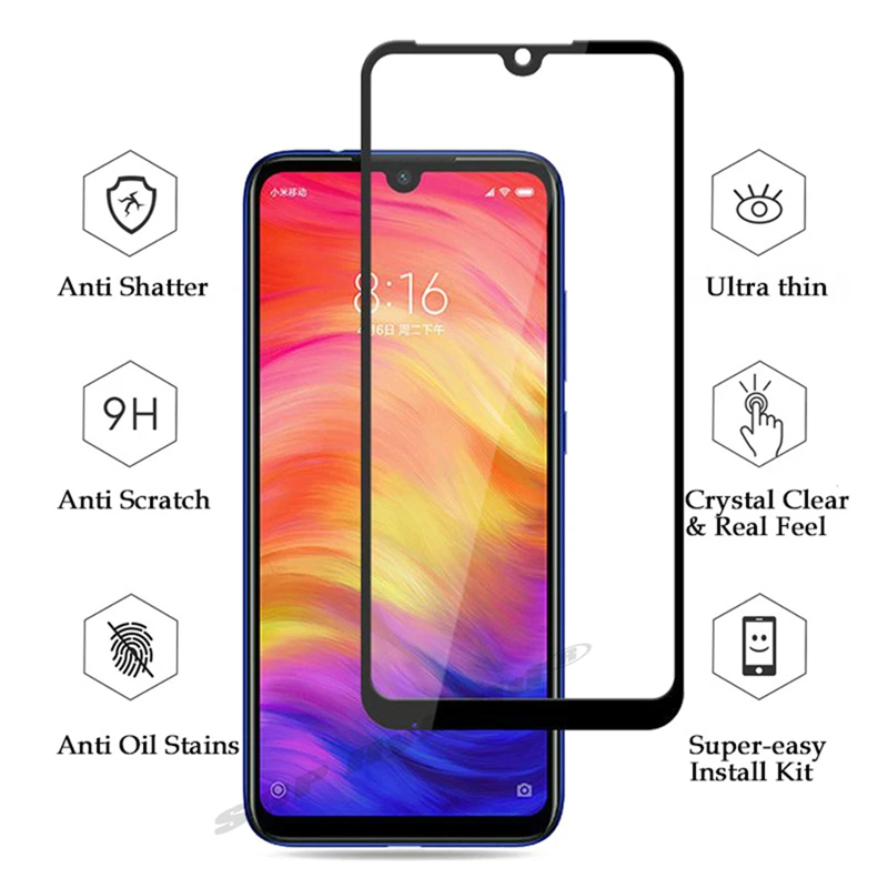 2 шт./лот, закаленное стекло для xiaomi redmi note 7, стекло xio mi ksio mi xia mi red mi note7 not7 redme not 7, защитная пленка