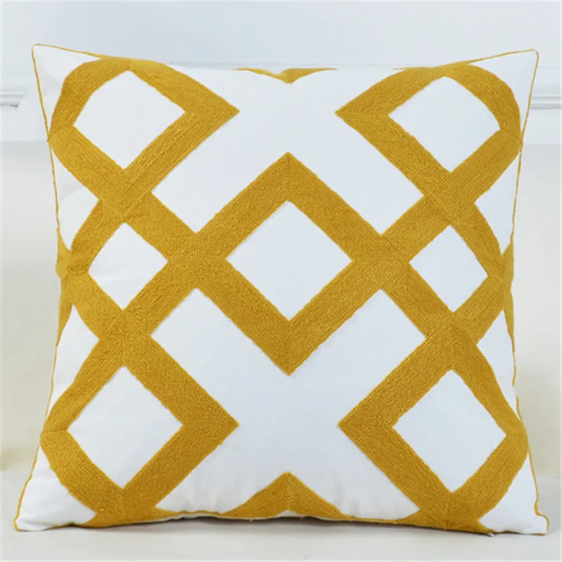 Вышитые Декоративные Чехлы для подушек домашний декор геометрические подушки