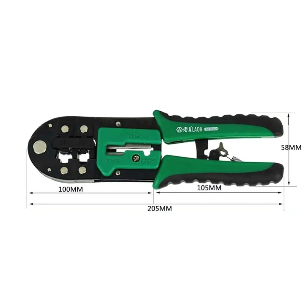 LA195104 8P/6P Rachet crimping Network Pliers Professional cable repair tools Multifunction Ratchet | Инструменты