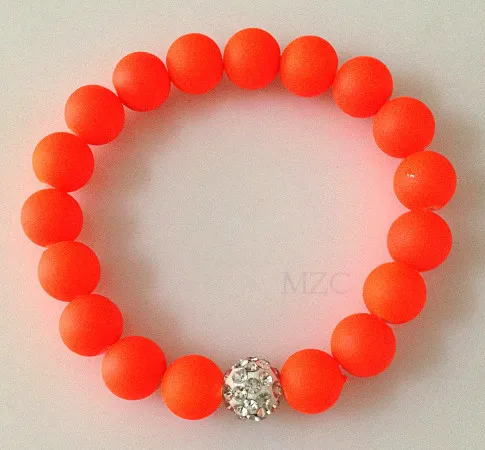 Новые ярко Неоновые бусины на выбор флюоресцентные карамельного цвета цветные