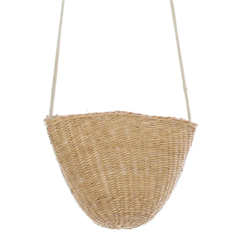 Новинка 2020 Женский соломенный дизайнерский кошелек через плечо 6 цветов плетеный