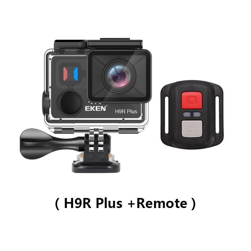 Оригинальная Экшн-камера eken H9R Plus Ambarella chipset Ultra HD 4K+ 30fps Wi-Fi водонепроницаемая Спортивная камера для подводной съемки - Цвет: H9Rplus Remote