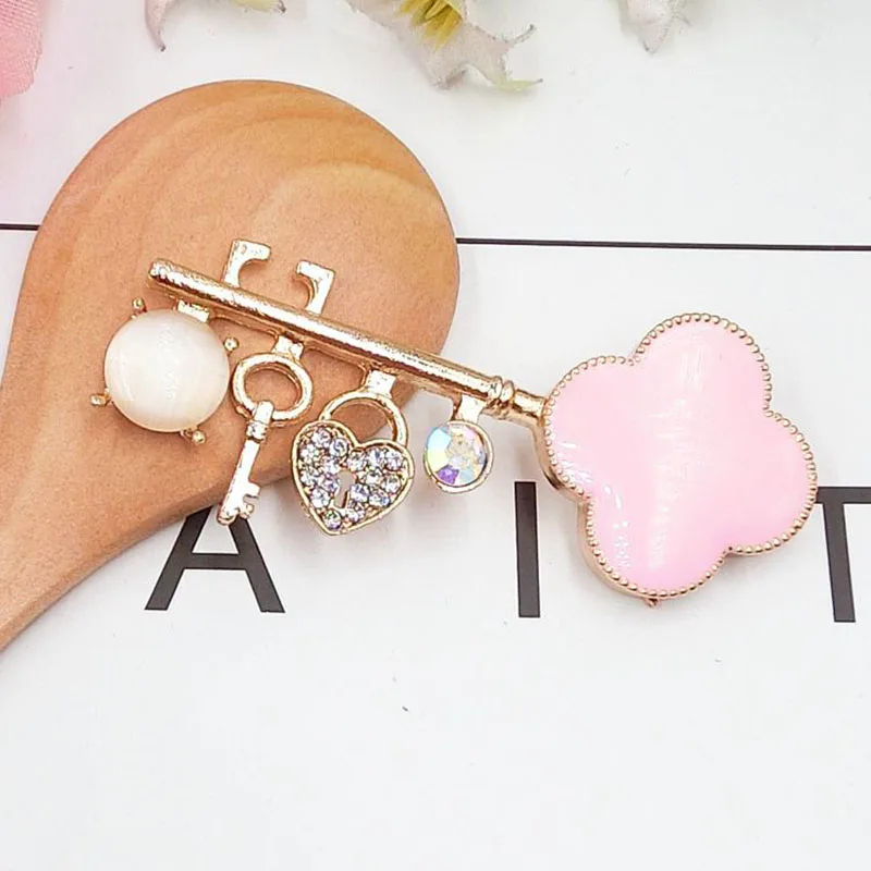 Dower Me Brand 2pcs colorful love keys Phone Drilling Mobile DIY Accessories Rhinestone Metal Decoration | Мобильные телефоны и