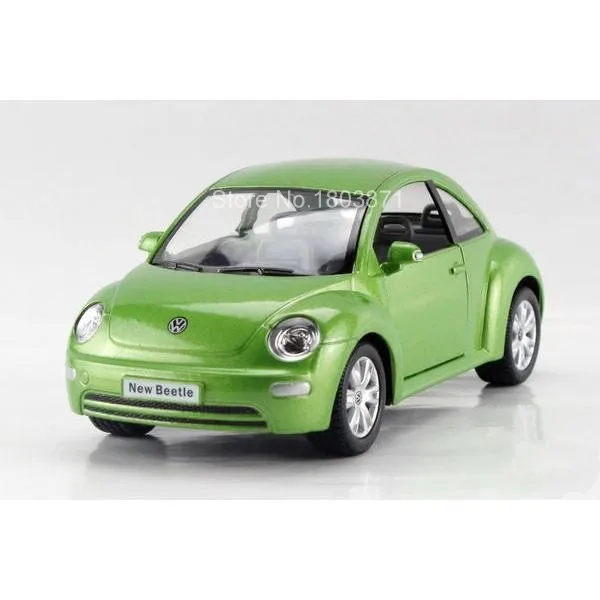 Для детей KINSMART Volkswagen New Beetle модель автомобиля 1:24 kt7003 7 дюймов Diecast металлического