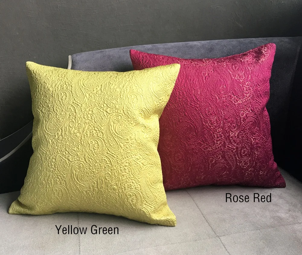 Европейский маленький Пейсли 4 цвета Классический тканый декоративный чехол для