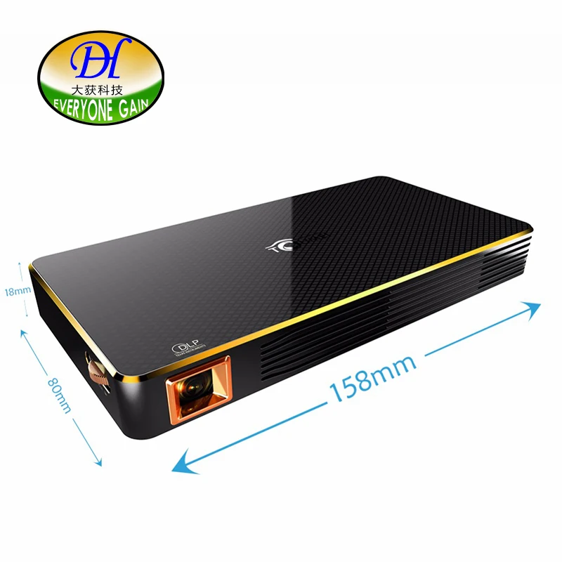 Мини-проектор с поддержкой Wi-Fi и Bluetooth Full Hd для домашнего кинотеатра DH-A800 |