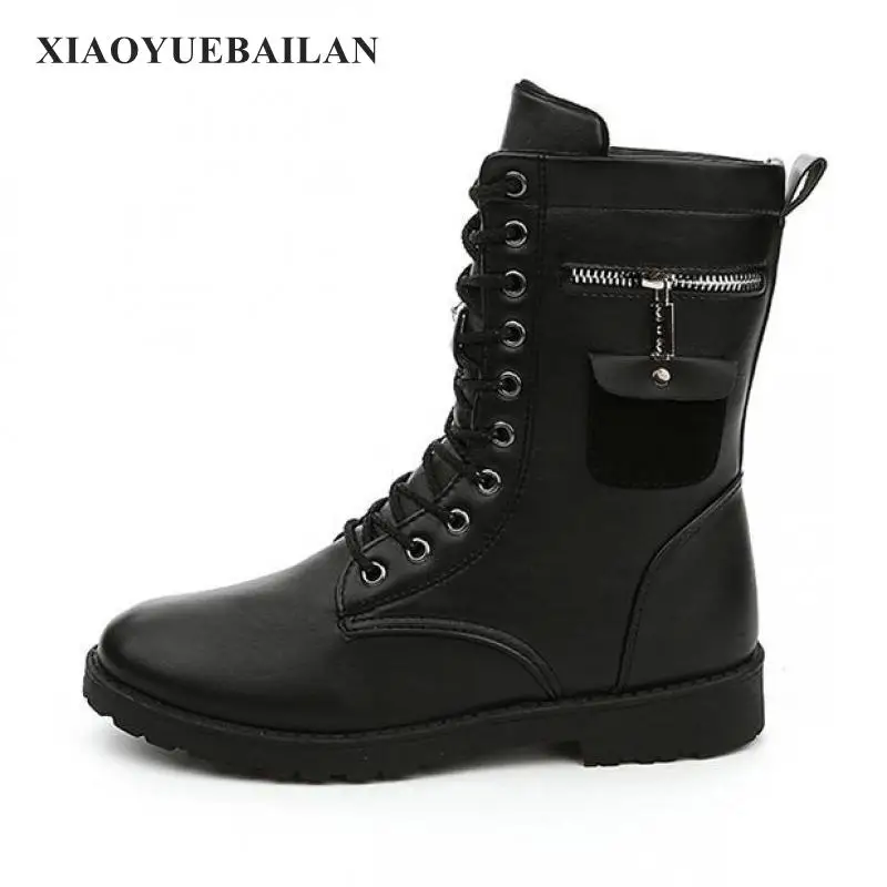 Новинка 2017 года тенденции в осень и зимние сапоги Мартин трубки|trend|trend 2trend boots |